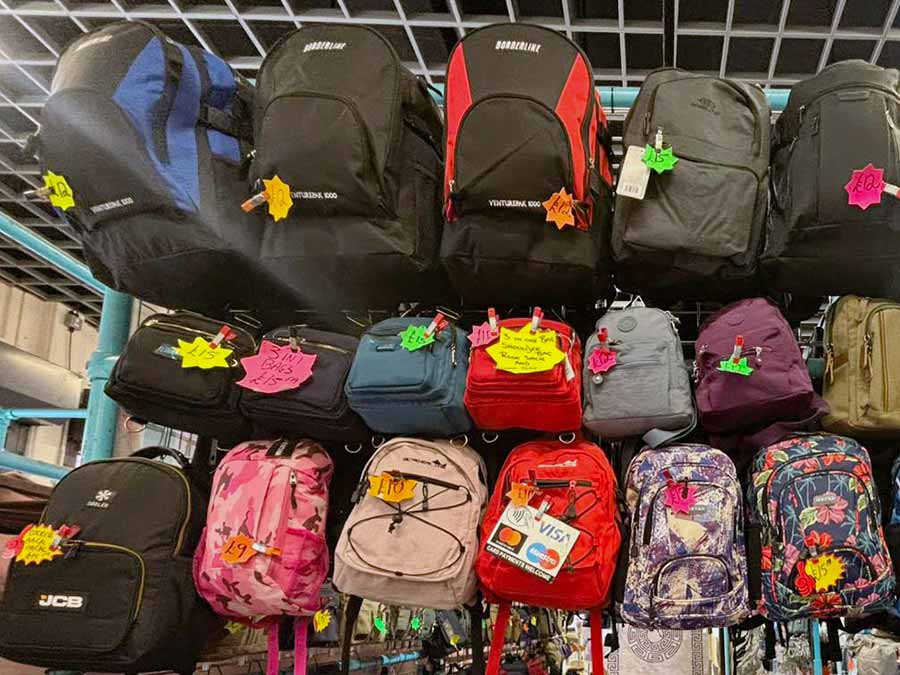 Hat City - Chelmsford Retail Market - rucksacks