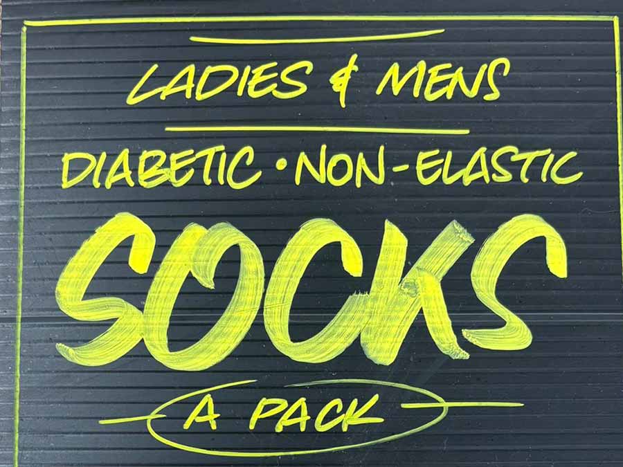 Hat City - Chelmsford Retail Market - diabetic socks