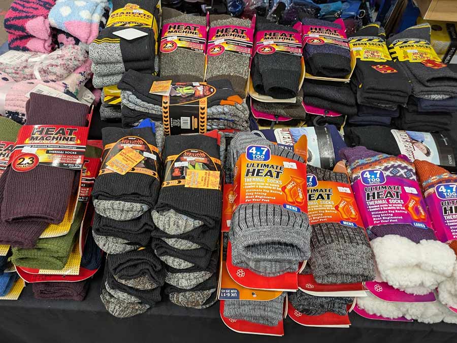 Hat City - Chelmsford Retail Market - heat socks